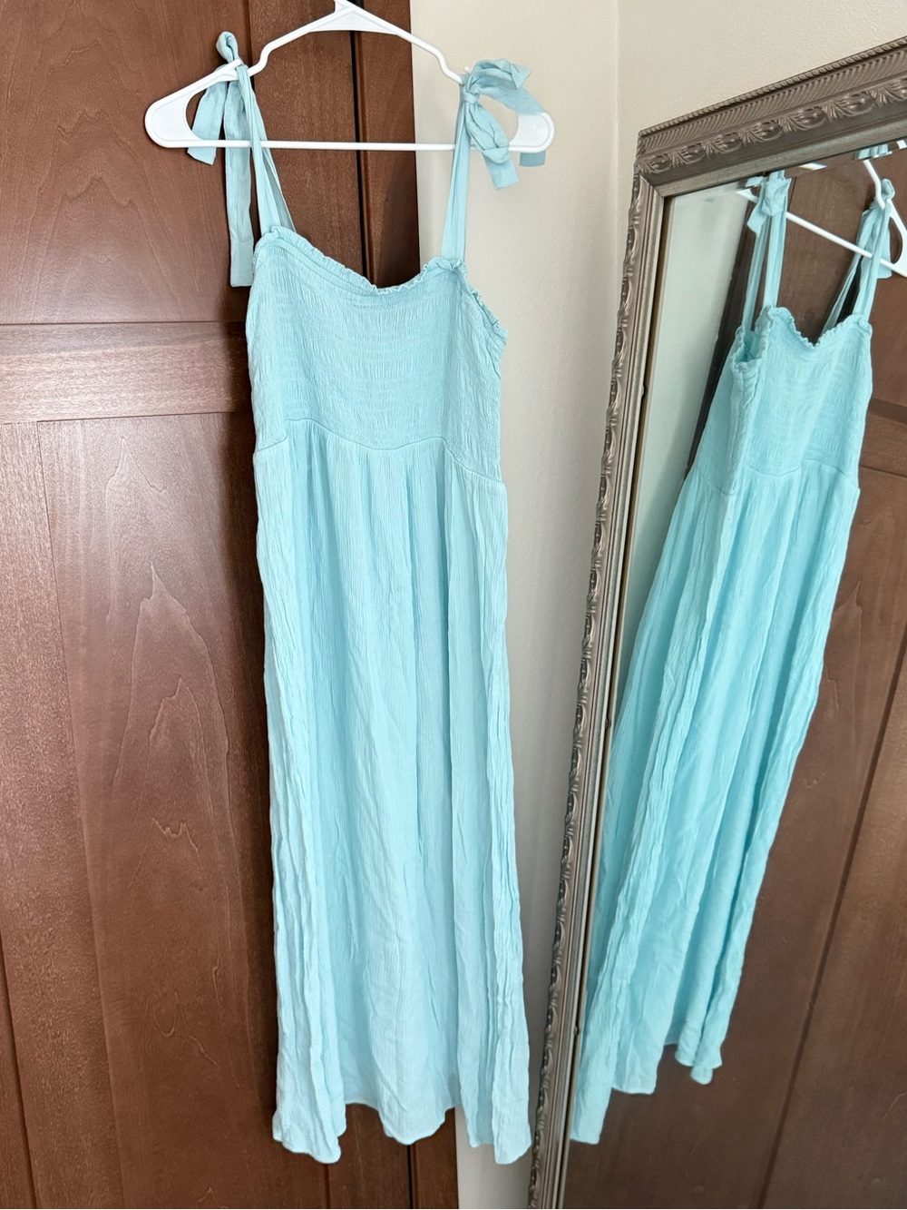 Maternity Tie-Strap midi Sundress